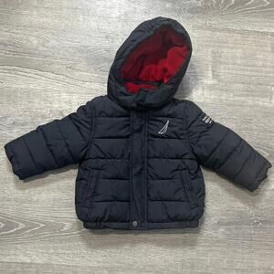 ─୨ৎ─ Boys sz 12M like new Nautical puffer coat (4C-DU) ❌